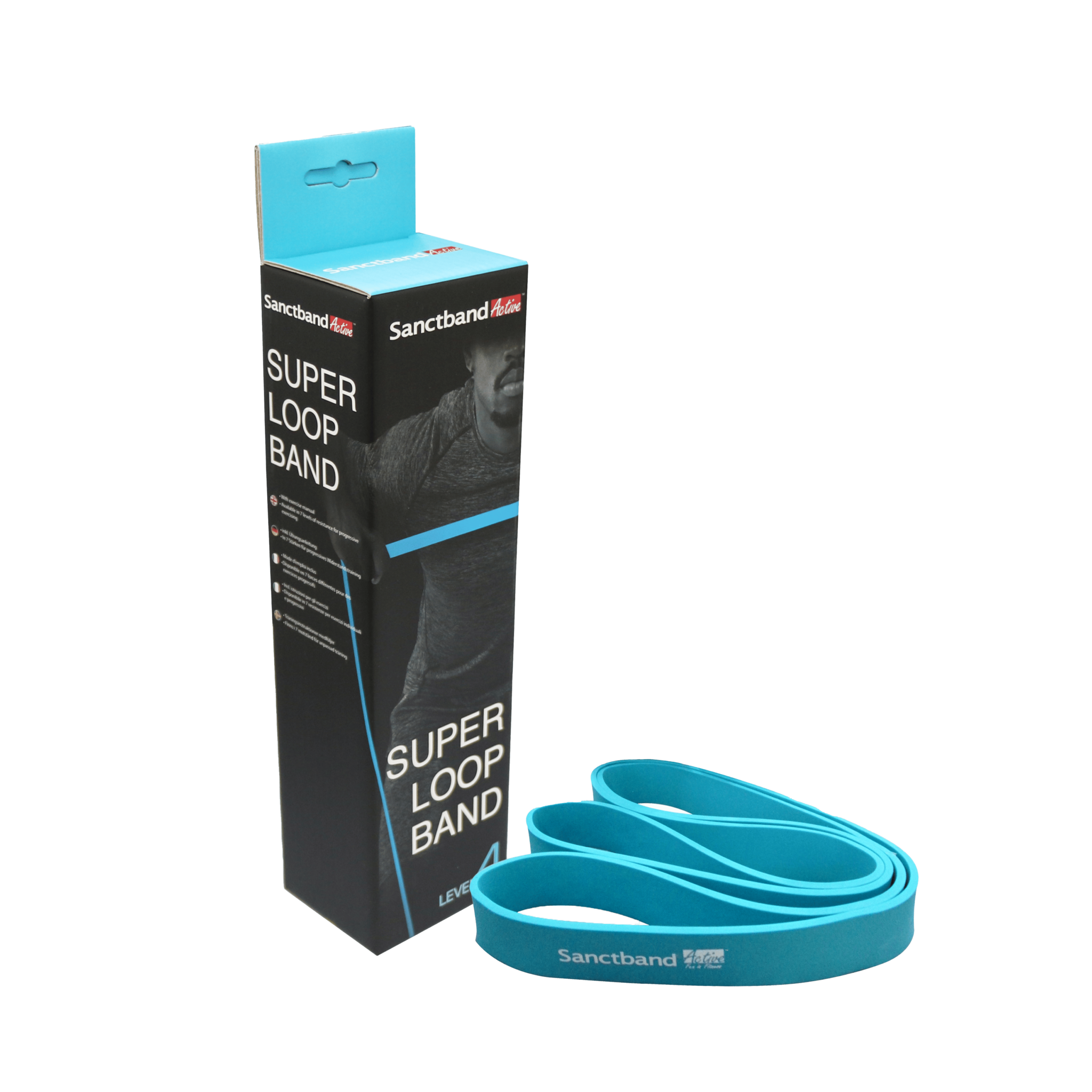 SBA Superloop Band Retail Pack Teal IMG 2 | Sanctband Superloop - Superloop Teal (Int. 4/7)