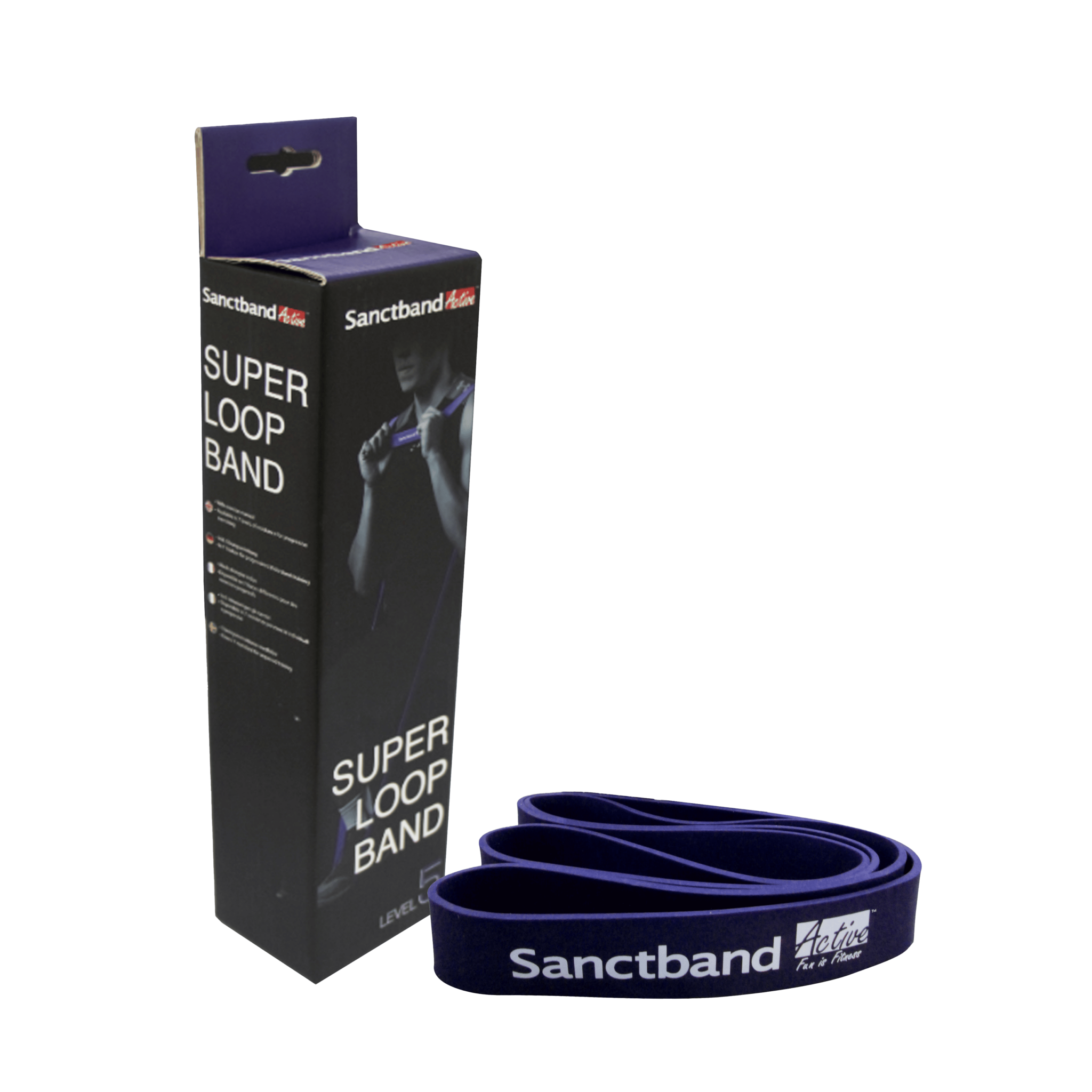 SBA Superloop Band Retail Pack Violet IMG 2 | Sanctband Superloop - Superloop Violet (Int. 5/7)