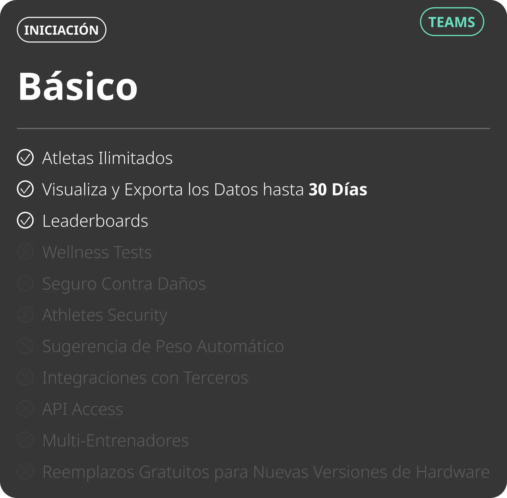 Vitruve Teams Basico Espanol | Encoder lineal Vitruve